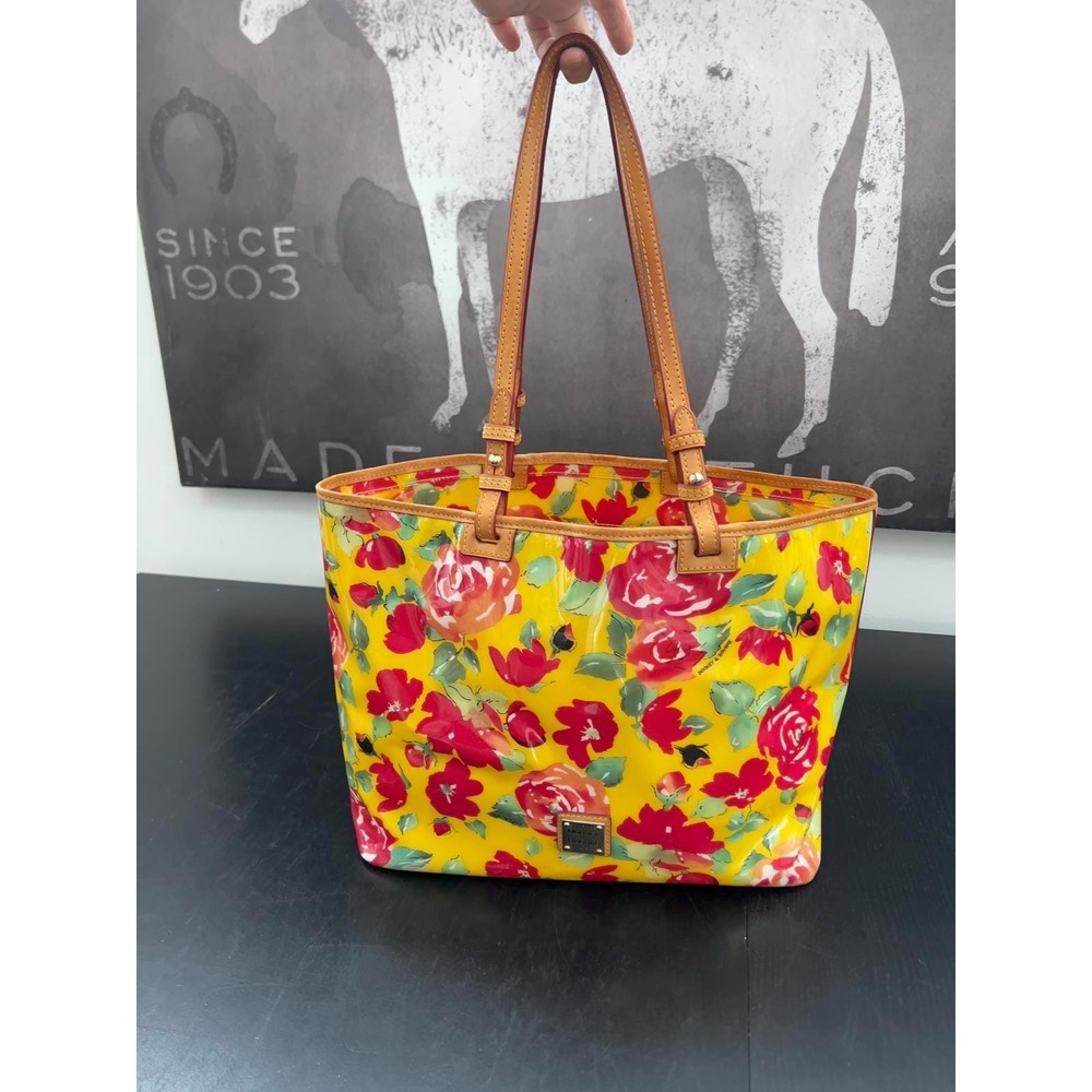 Dooney‎ & Bourke Leisure Rose Garden Bloom Collection with Leather Trim